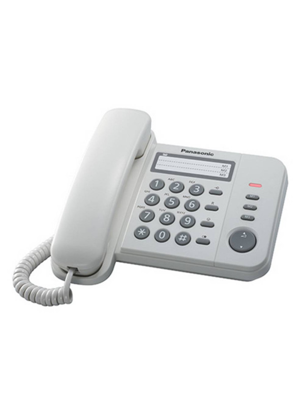 Σταθερό Ψηφιακό Τηλέφωνο Panasonic KX-TS520EX2W Λευκό