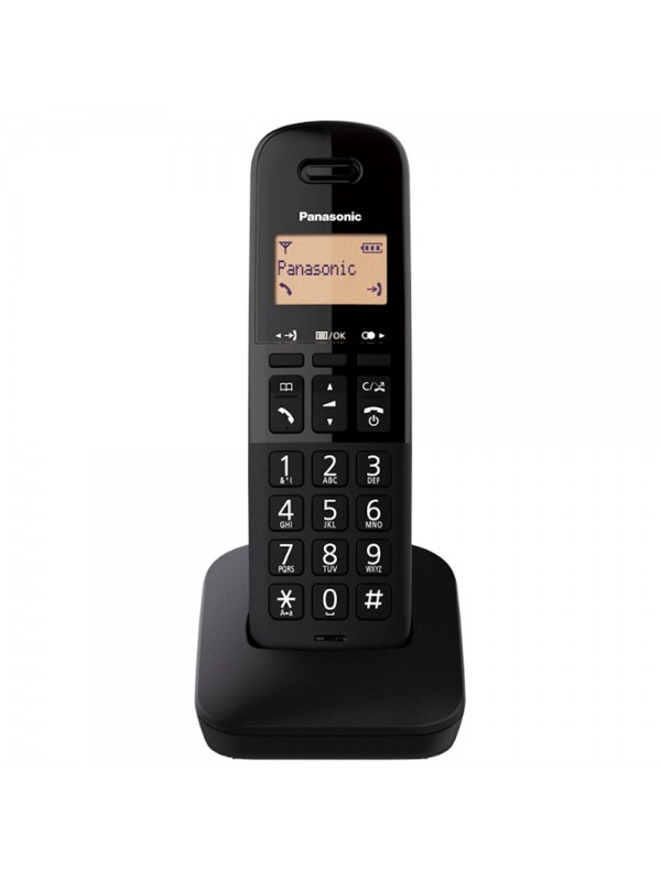 Ασύρματο Ψηφιακό Τηλέφωνο Panasonic KX-TGB610GRB Μαύρο με Πλήκτρο Αποκλεισμού Κλήσεων