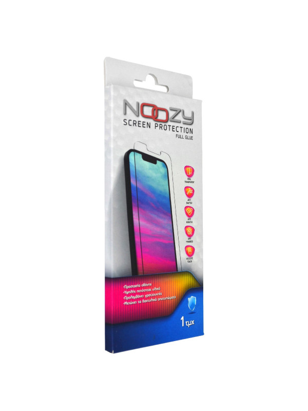 Tempered Glass Noozy 9H 0.33mm για Apple iPhone 17 16 Pro Full Glue