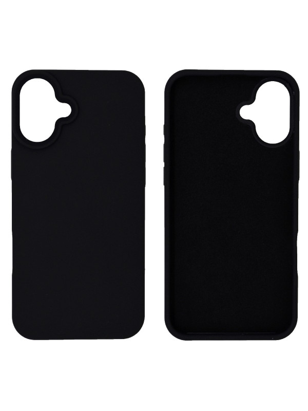 Θήκη Ancus Silicon Liquid για Apple  iPhone 16 Plus Μαύρο