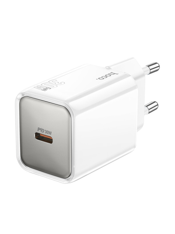 Φορτιστής Ταξιδίου N47 Glorious USB-C PD30W QC3.0A GaN Λευκός