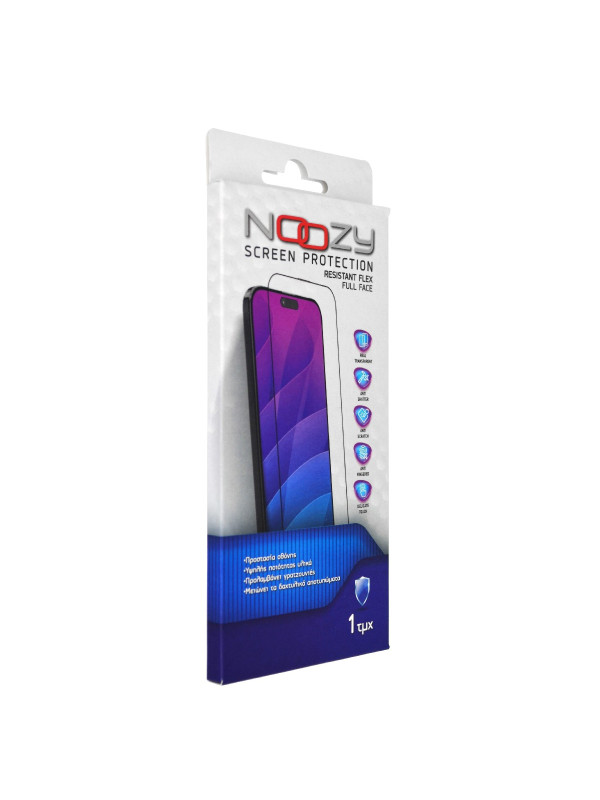 Tempered Glass Noozy Full Face Resistant Flex 9H για Apple iPhone 16 Pro Max