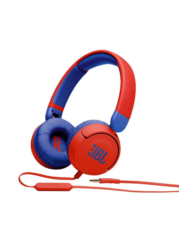 Ακουστικά Kids JBL JR310  με Μικρόφωνο 3.5mm 1m  Μπλε - Κόκκινο