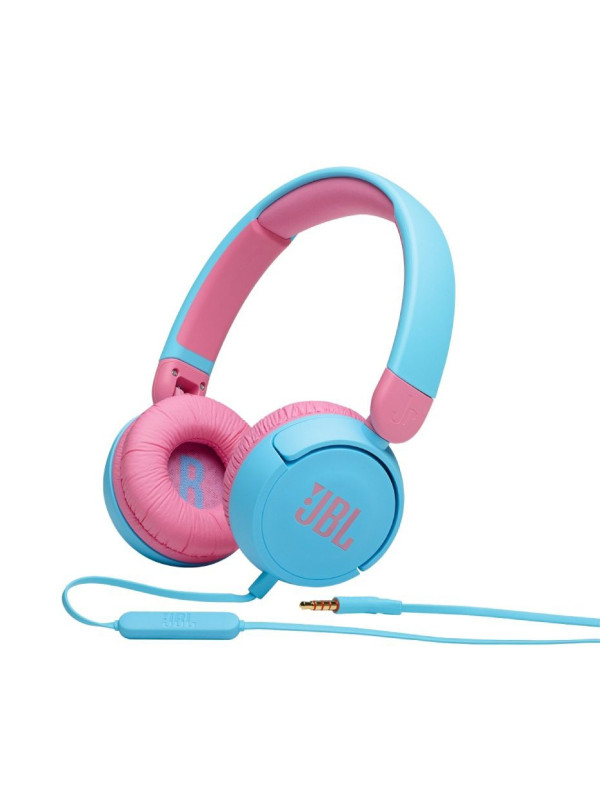 Ακουστικά Kids JBL JR310  με Μικρόφωνο 3.5mm 1m  Μπλε - Ρόζ