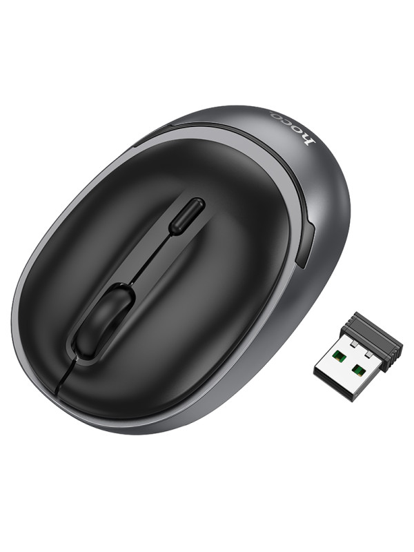 Ασύρματο Ποντίκι Hoco  GM34 Nuevo Dual Mode 1600dpi 2.4GHz 4 Πλήκτρων Μαύρο