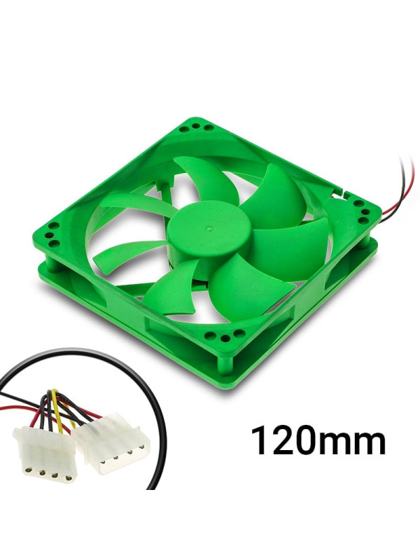PC Fan Green 120x25mm