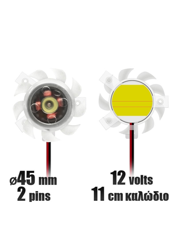Ανεμιστήρας GPU 12 Volts 45mm Type II