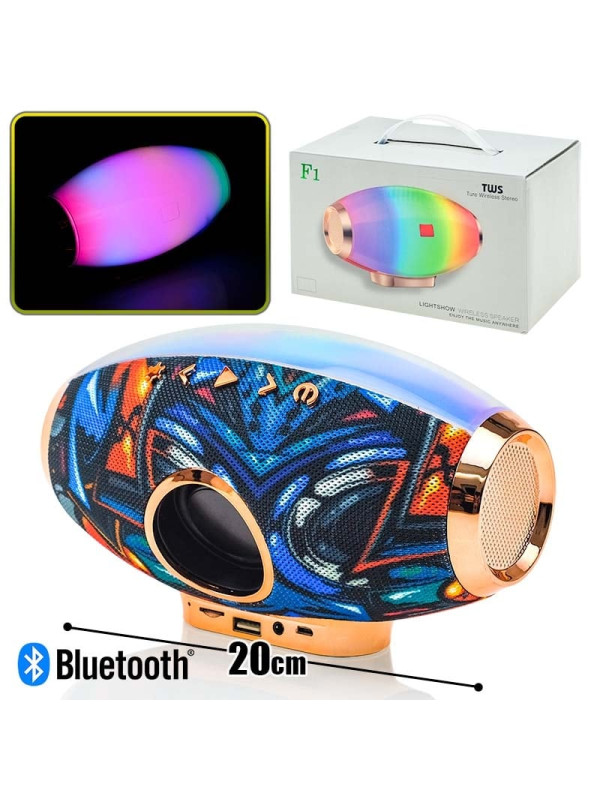 Precious Gold HiFi Bluetooth True Stereo LED Fuzzy
