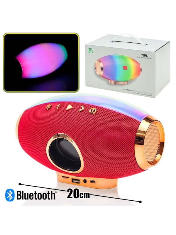 Precious Gold HiFi Bluetooth True Stereo LED Red
